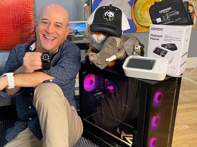 Steve Greenberg surrounded by Problem Solving Products